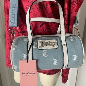 Juicy couture crossbody💙Denim Barrel Bag💙